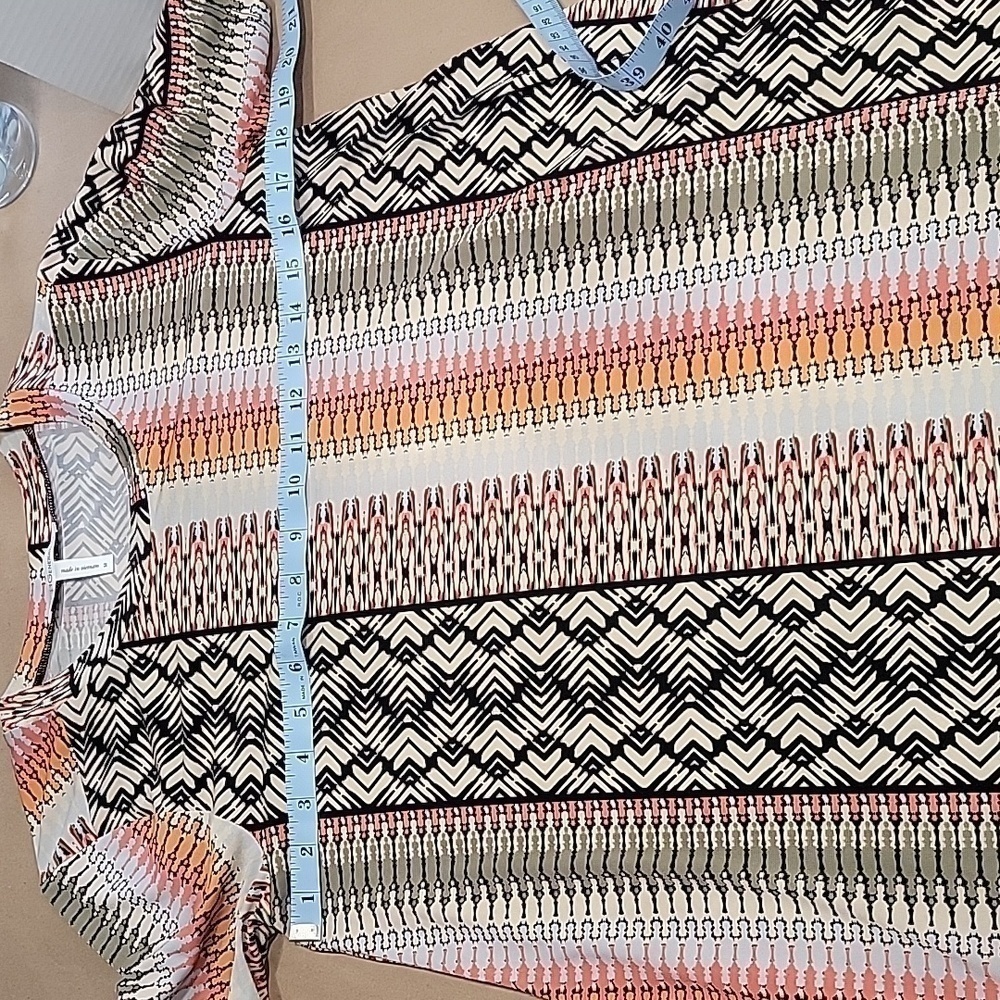 Bcbgeneration Geometric Abstract Pattern Shift Dr… - image 5